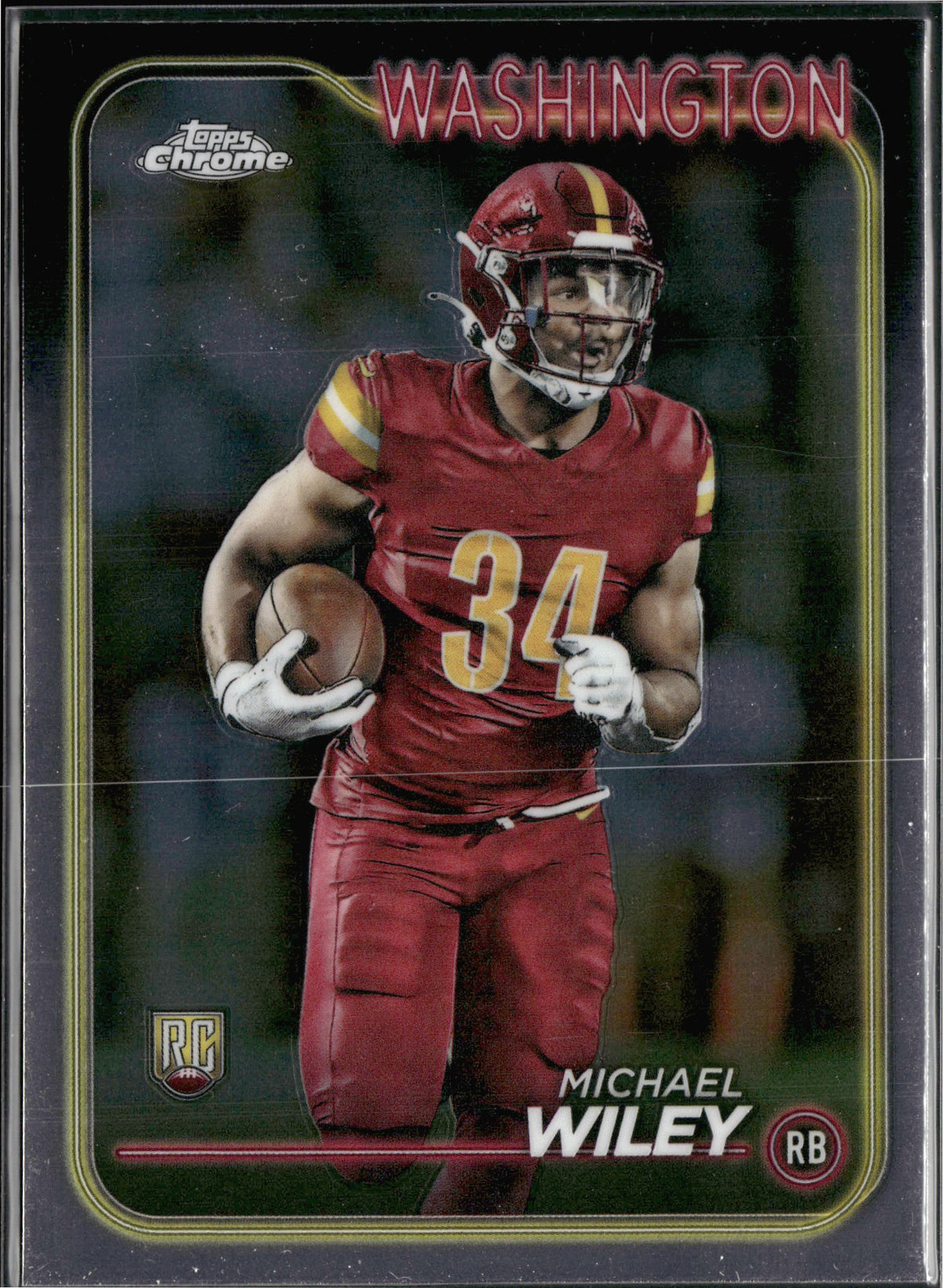 Michael Wiley #300 2024 Topps Chrome Washington Commanders RC