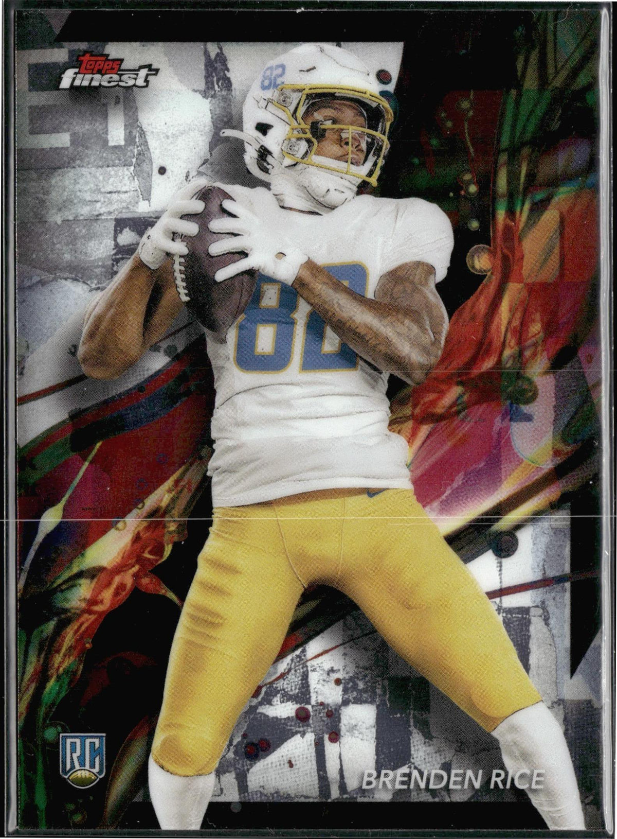 Brenden Rice #98 2024 Finest Los Angeles Chargers RC