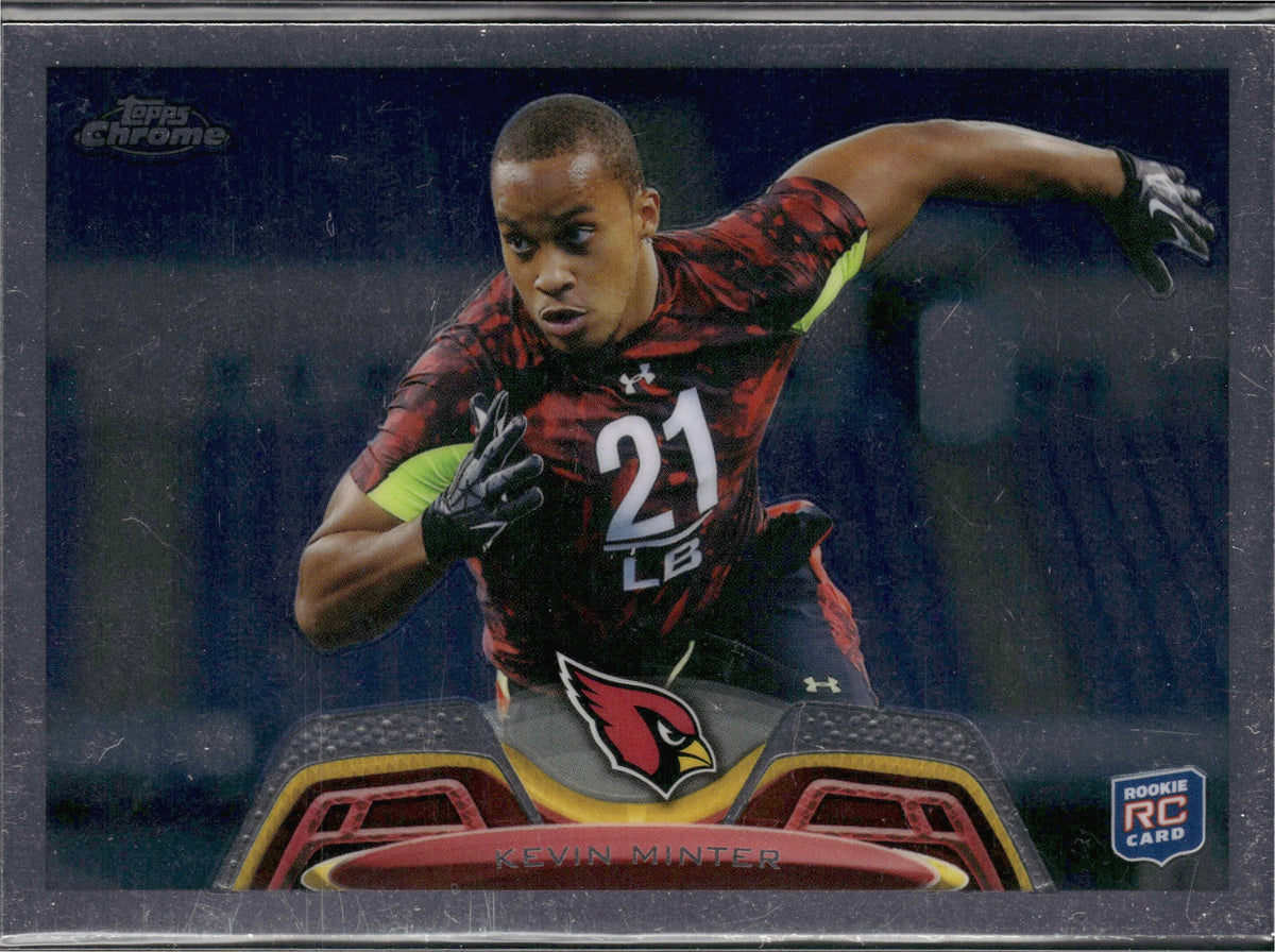Kevin Minter #206 2013 Topps Chrome Arizona Cardinals RC