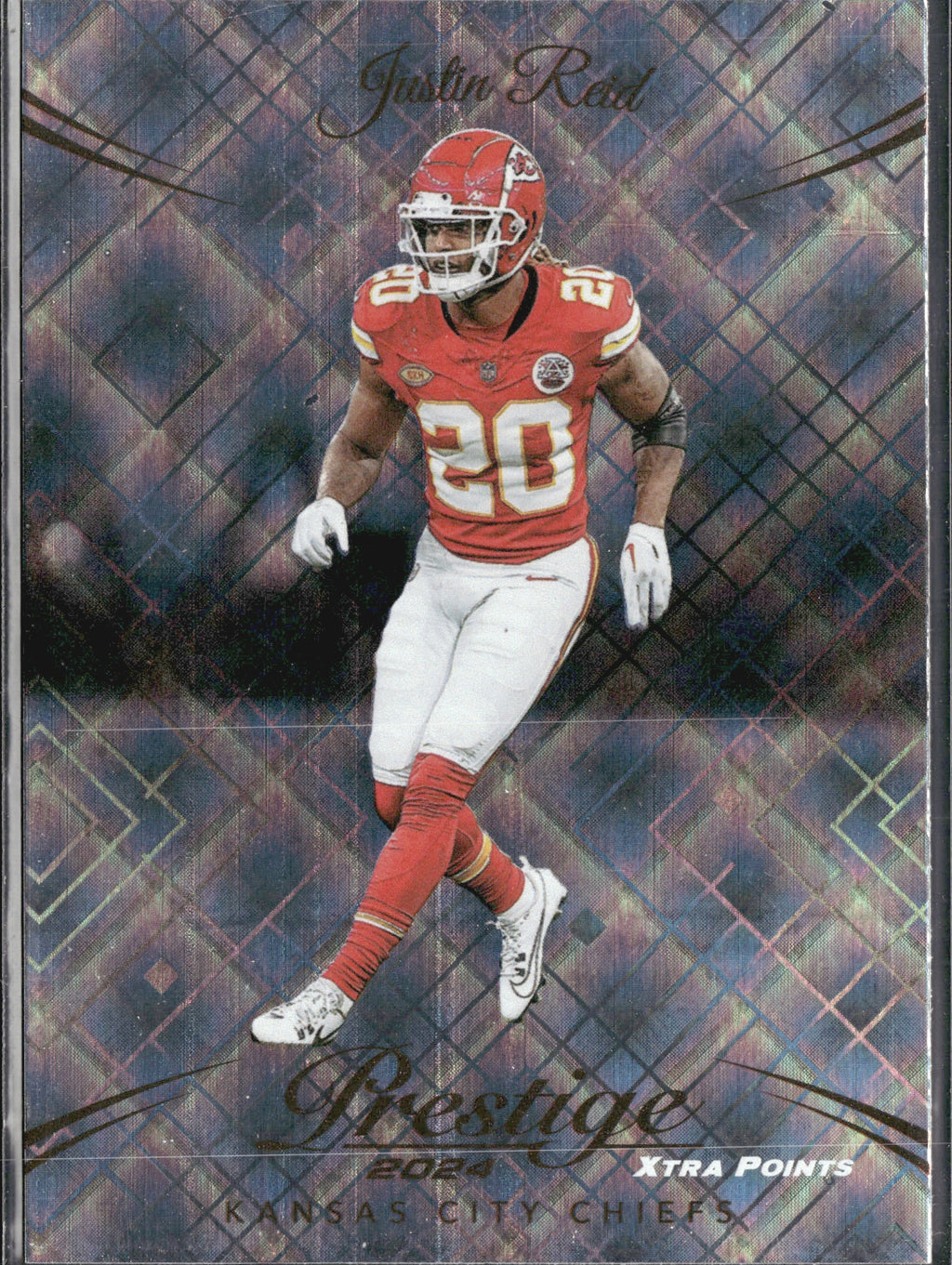Justin Reid #147 Diamond Xtra Points 2024 Panini Prestige Kansas City Chiefs