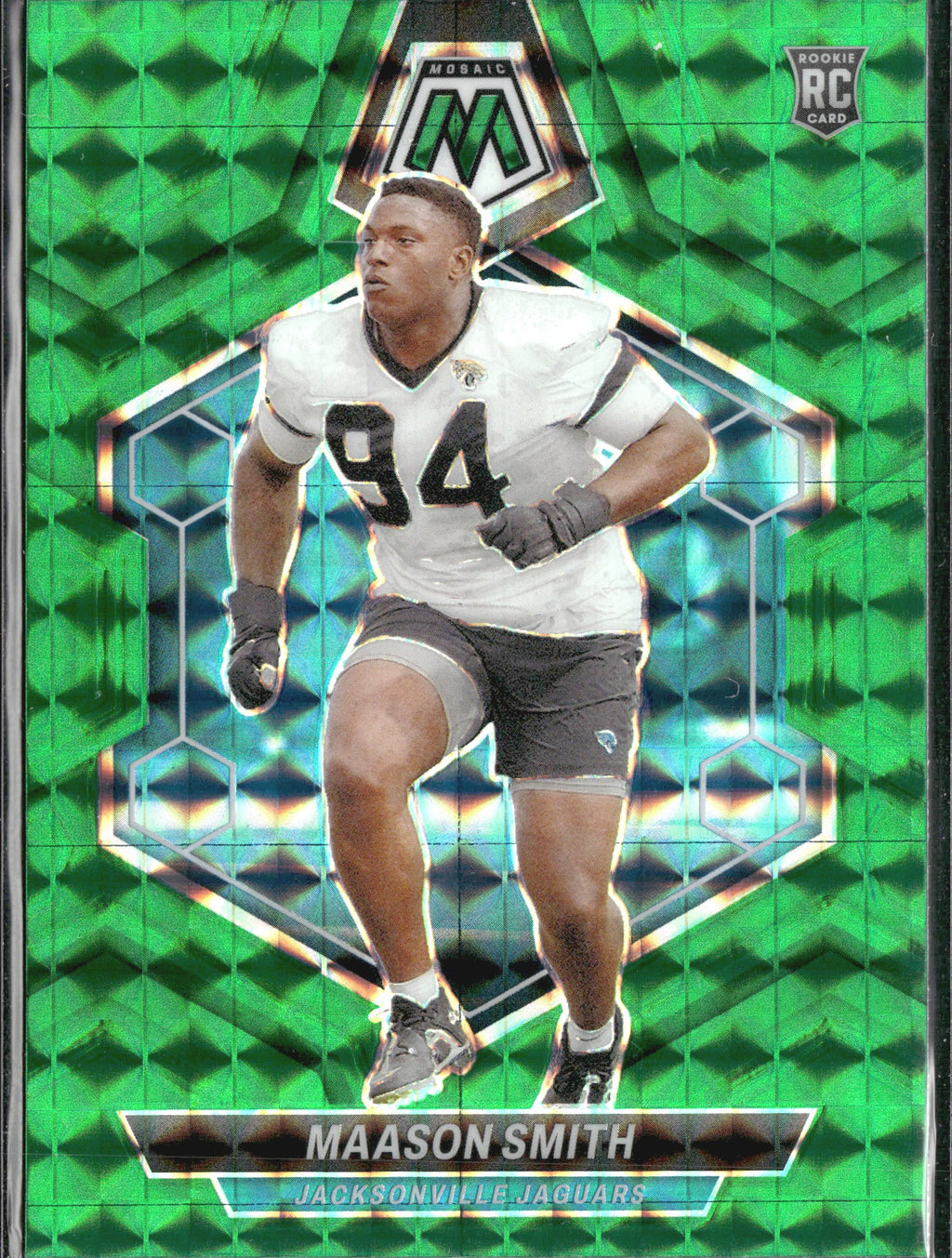 Maason Smith #347 Mosaic Green 2024 Panini Mosaic Jacksonville Jaguars