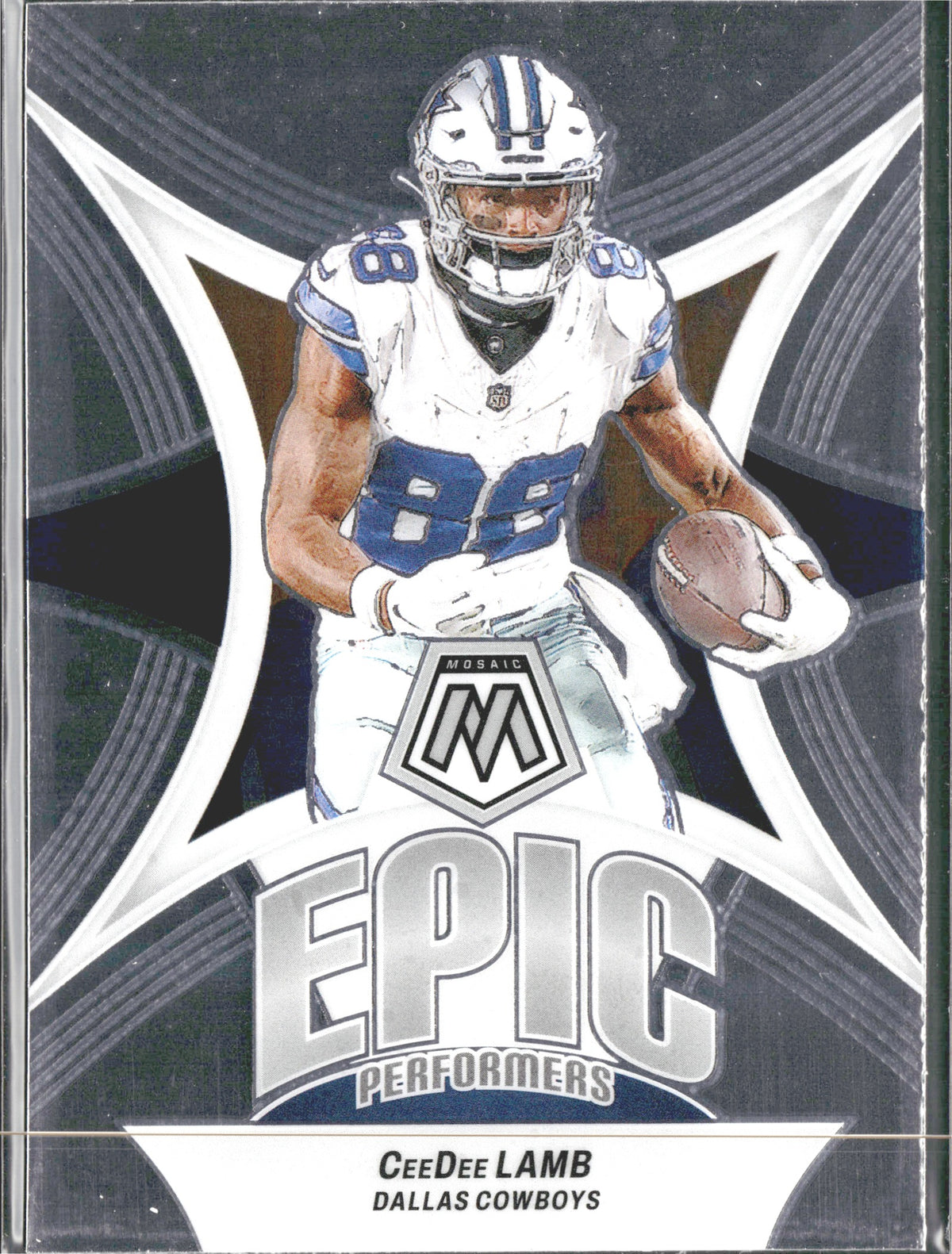CeeDee Lamb #EP-CDL Epic Performers 2024 Panini Mosaic Dallas Cowboys