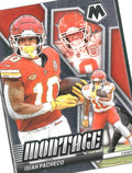 Isiah Pacheco #M-18 Montage 2024 Panini Mosaic Kansas City Chiefs