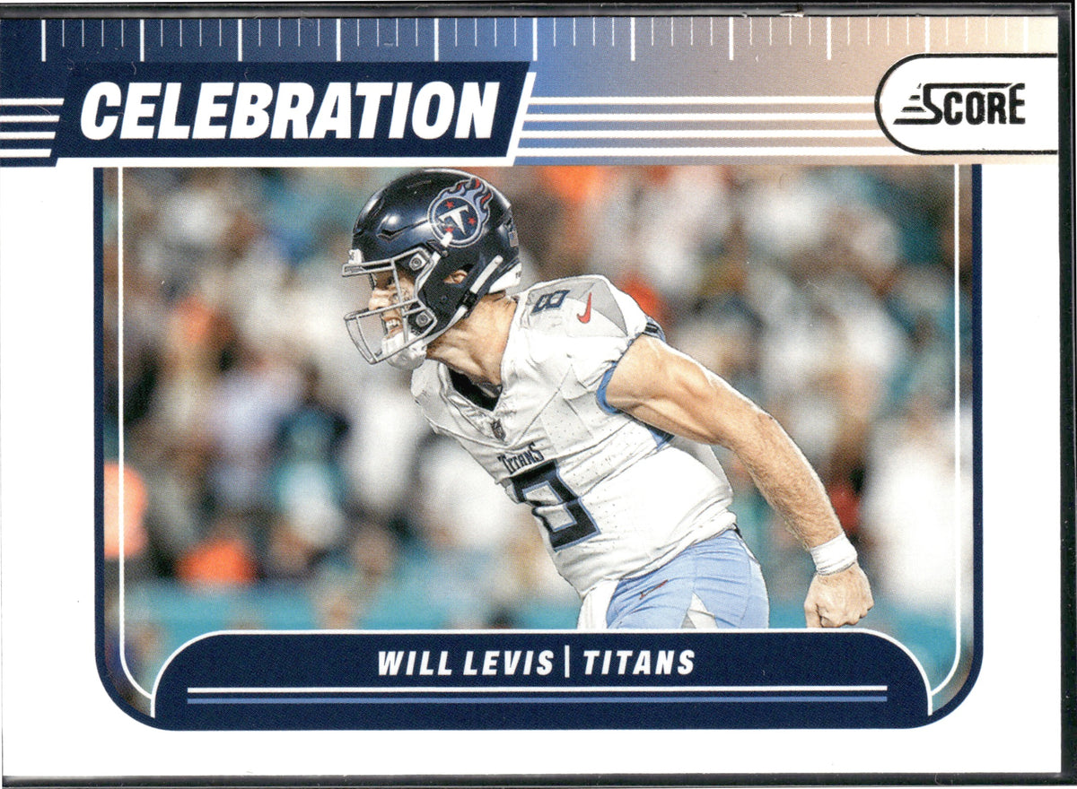 Will Levis #C-WLS Celebration 2024 Score Tennessee Titans
