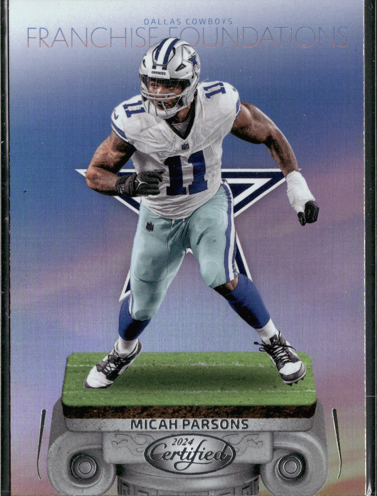 Micah Parsons #18 Franchise Foundations 2024 Panini Certified Dallas Cowboys