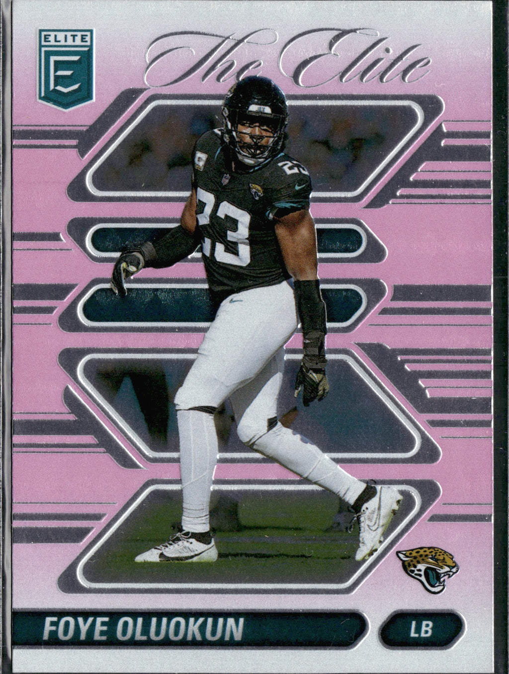 Foye Oluokun #4 The Elite Pink 2024 Donruss Elite Jacksonville Jaguars