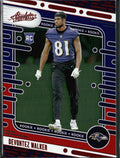 Devontez Walker #181 Red and Blue 2024 Panini Absolute Baltimore Ravens