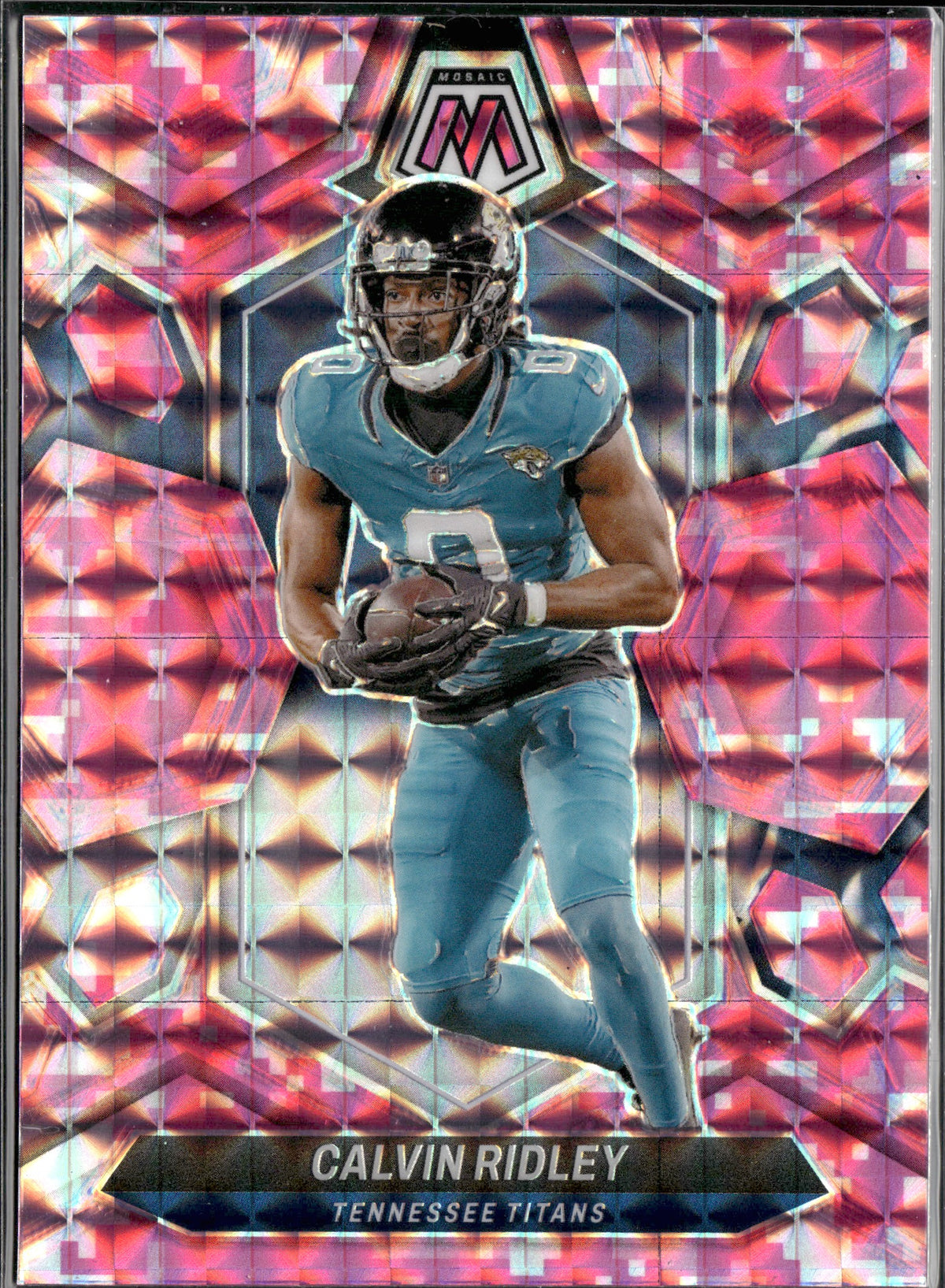 Calvin Ridley #213 Mosaic Camo Pink 2024 Panini Mosaic Tennessee Titans
