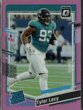 Tyler Lacy #253 Pink 2023 Donruss Optic Jacksonville Jaguars RC