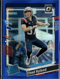 Chad Ryland #273 Blue Hyper 2023 Donruss Optic New England Patriots RC