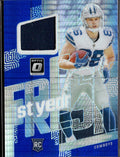 Luke Schoonmaker #FYF-LS First Year Fresh Blue Hyper 2023 Donruss Optic Cowboys
