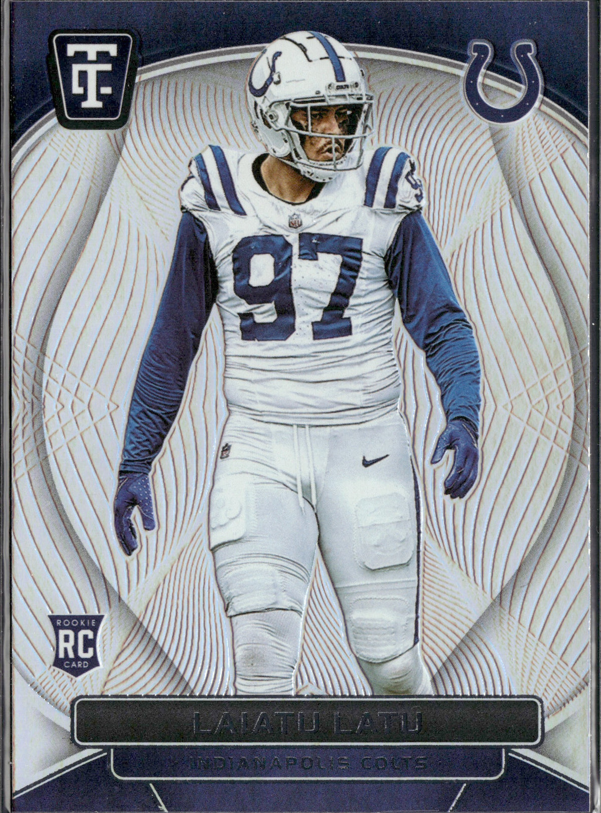 Laiatu Latu #156 Mirror 2024 Panini Totally Certified Indianapolis Colts RC