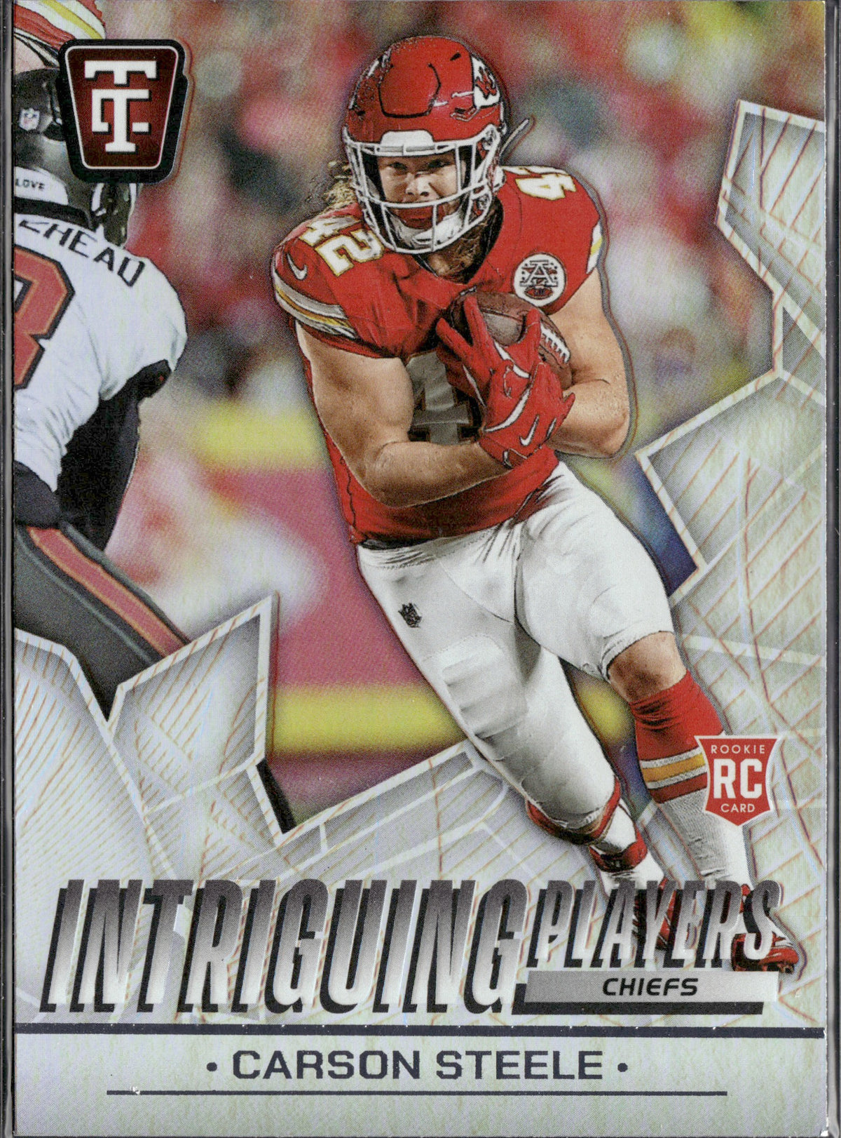 Carson Steele #17 Intriguing Players Mirror 2024 Panini Totally Certified Chiefs