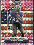 Derrick Henry #257 Mosaic Camo Pink 2024 Panini Mosaic Baltimore Ravens
