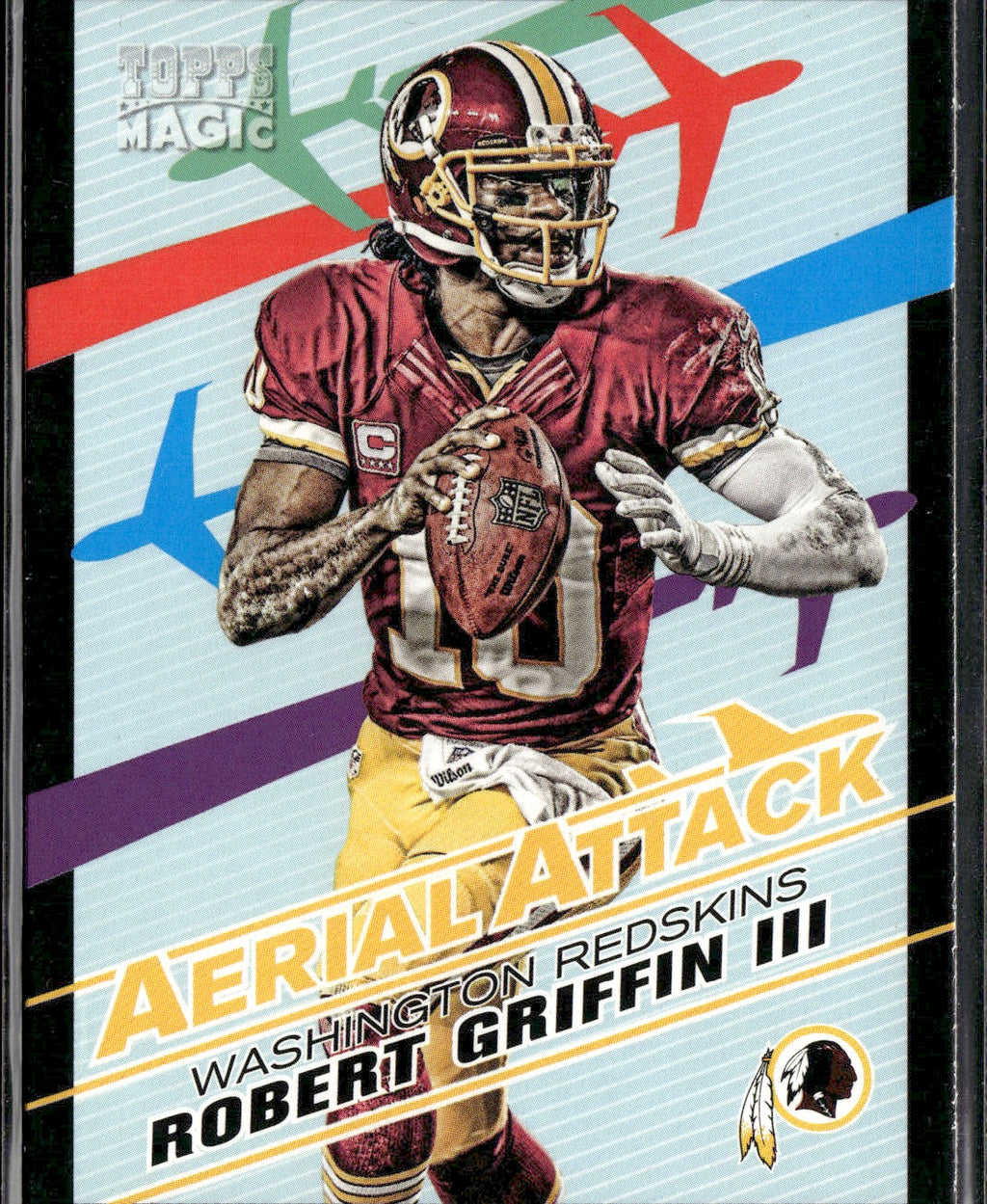 Robert Griffin III #AA-RG Aerial Attack 2013 Topps Magic Washington Redskins