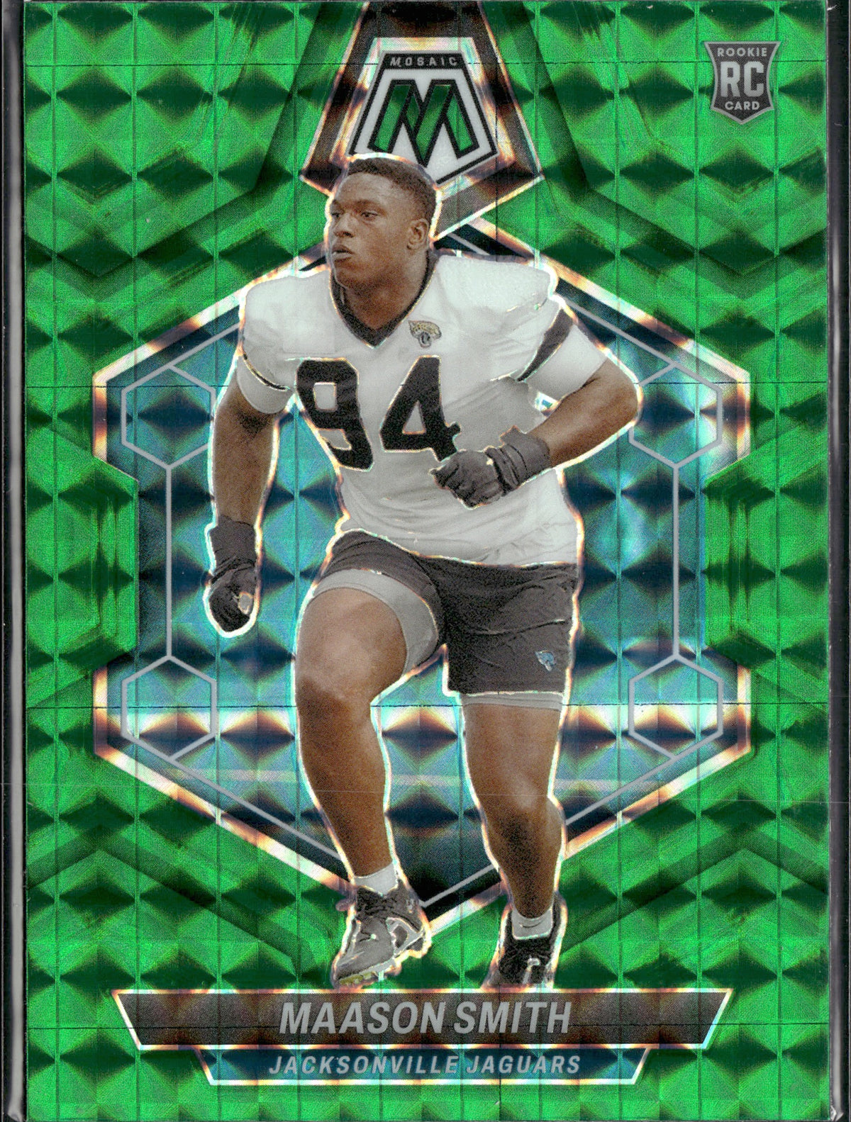 Maason Smith #347 Mosaic Green 2024 Panini Mosaic Jacksonville Jaguars