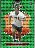 Amarius Mims #318 Mosaic Green 2024 Panini Mosaic Cincinnati Bengals