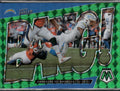 Austin Ekeler #B-7 Bang! Mosaic Green 2022 Panini Mosaic Los Angeles Chargers