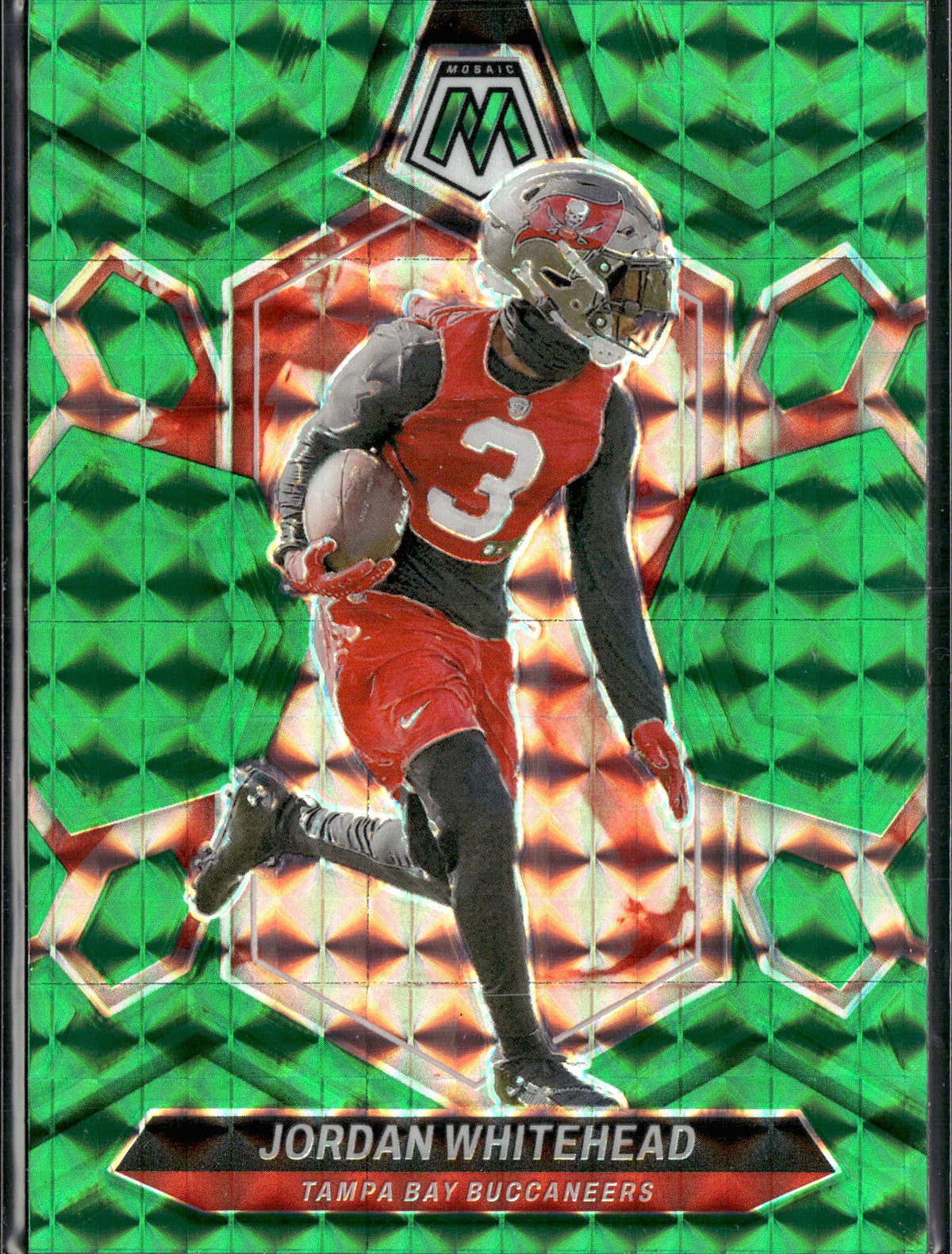 Jordan Whitehead #210 Mosaic Green 2024 Panini Mosaic Tampa Bay Buccaneers