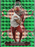 Terry McLaurin #220 Mosaic Green 2024 Panini Mosaic Washington Commanders