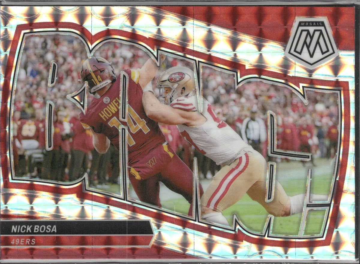 Nick Bosa #9 Bang! Mosaic 2024 Panini Mosaic San Francisco 49ers