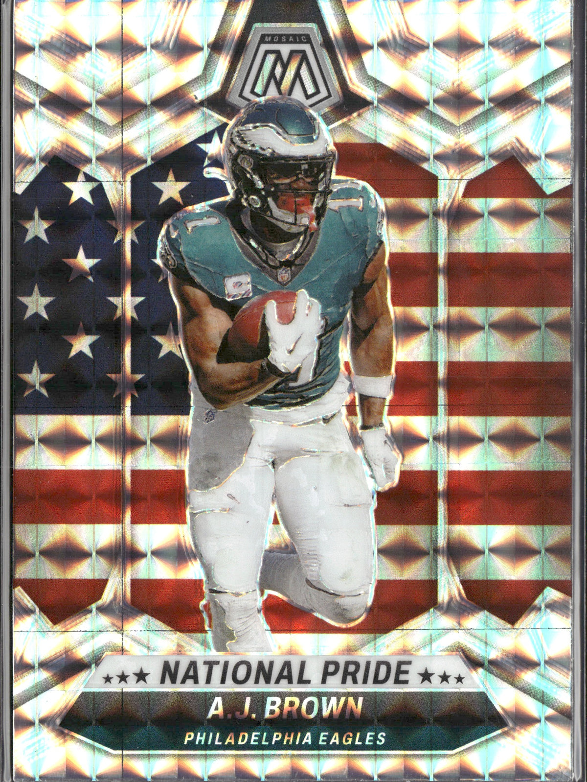 A.J. Brown #265 Mosaic 2024 Panini Mosaic Philadelphia Eagles
