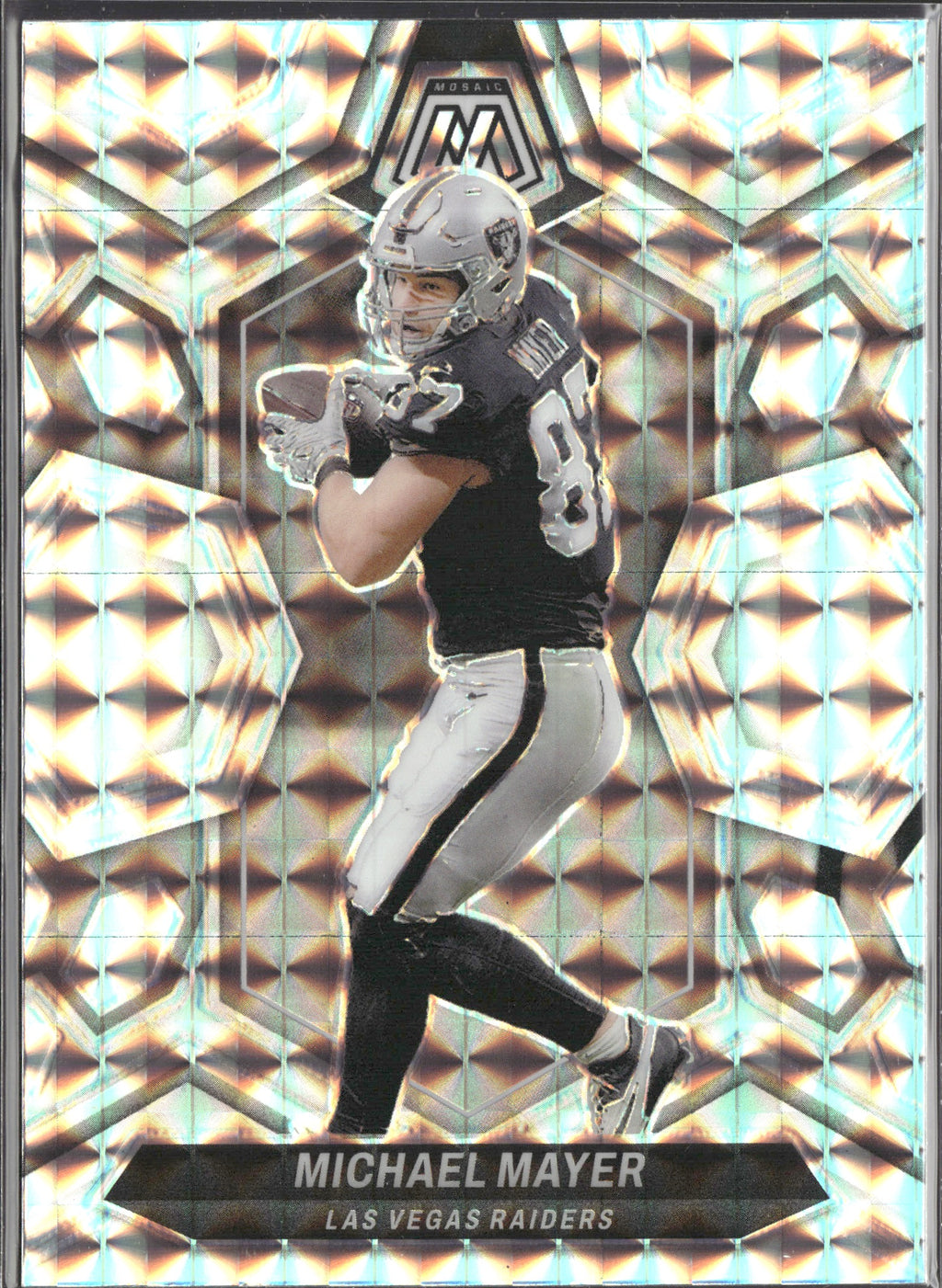 Michael Mayer #117 Mosaic 2024 Panini Mosaic Las Vegas Raiders
