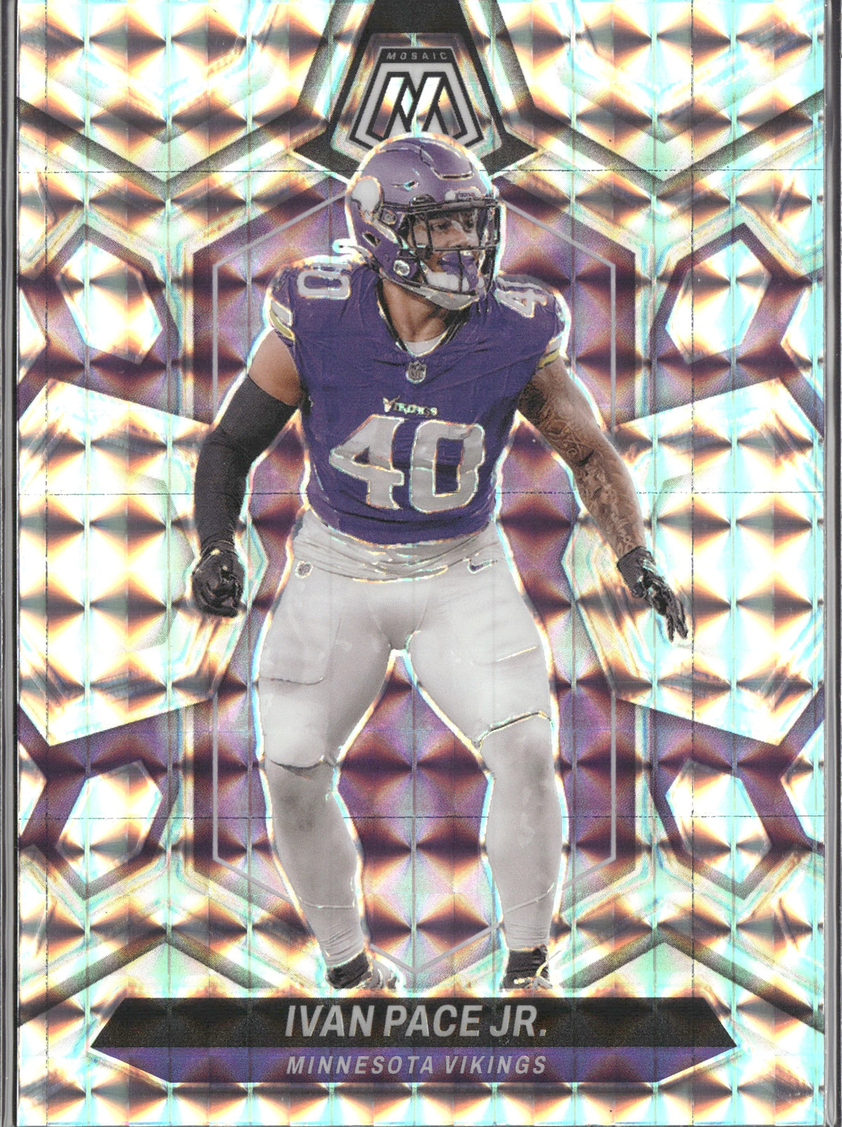 Ivan Pace Jr. #146 Mosaic 2024 Panini Mosaic Minnesota Vikings