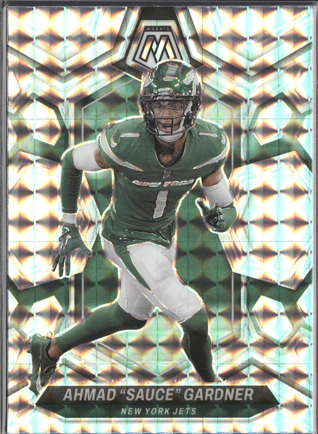 Ahmad "Sauce" Gardner #175 Mosaic 2024 Panini Mosaic New York Jets