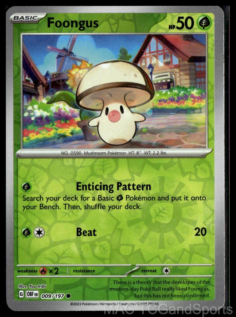 Foongus 009/197 Reverse Holo