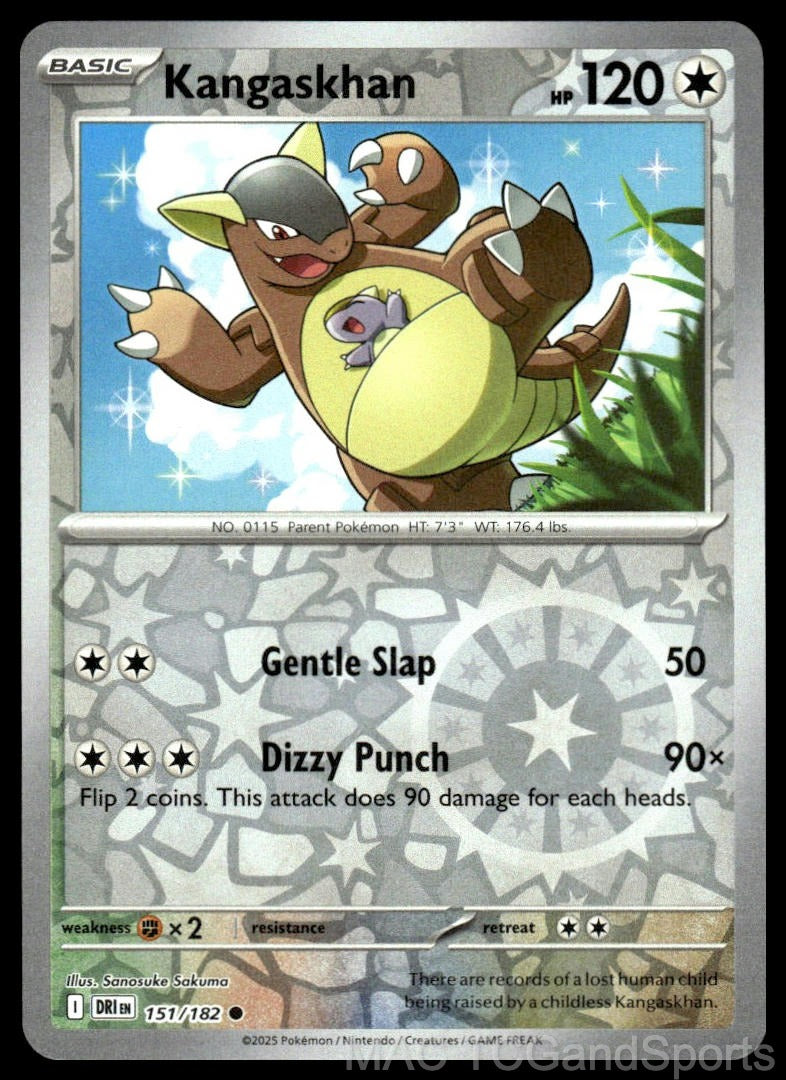 Kangaskhan 151/182 Reverse Holo