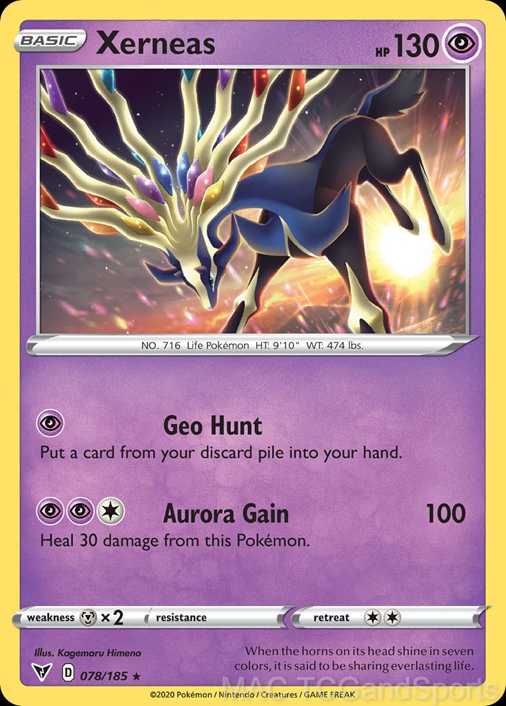 Xerneas 078/185 Reverse Holo