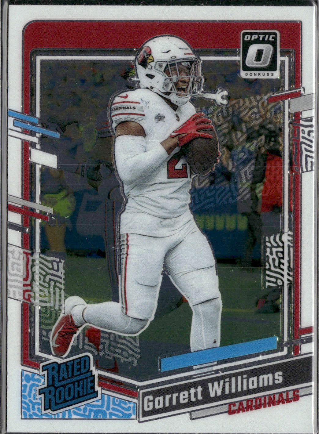 Garrett Williams #203 2023 Donruss Optic Arizona Cardinals RC