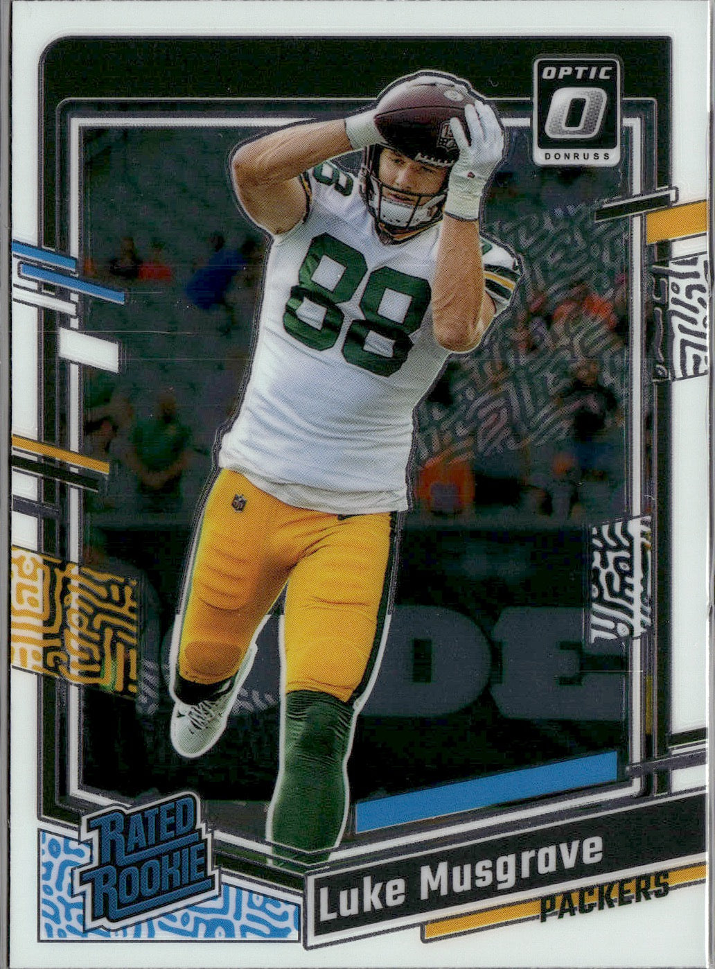Luke Musgrave #241 2023 Donruss Optic Green Bay Packers RC