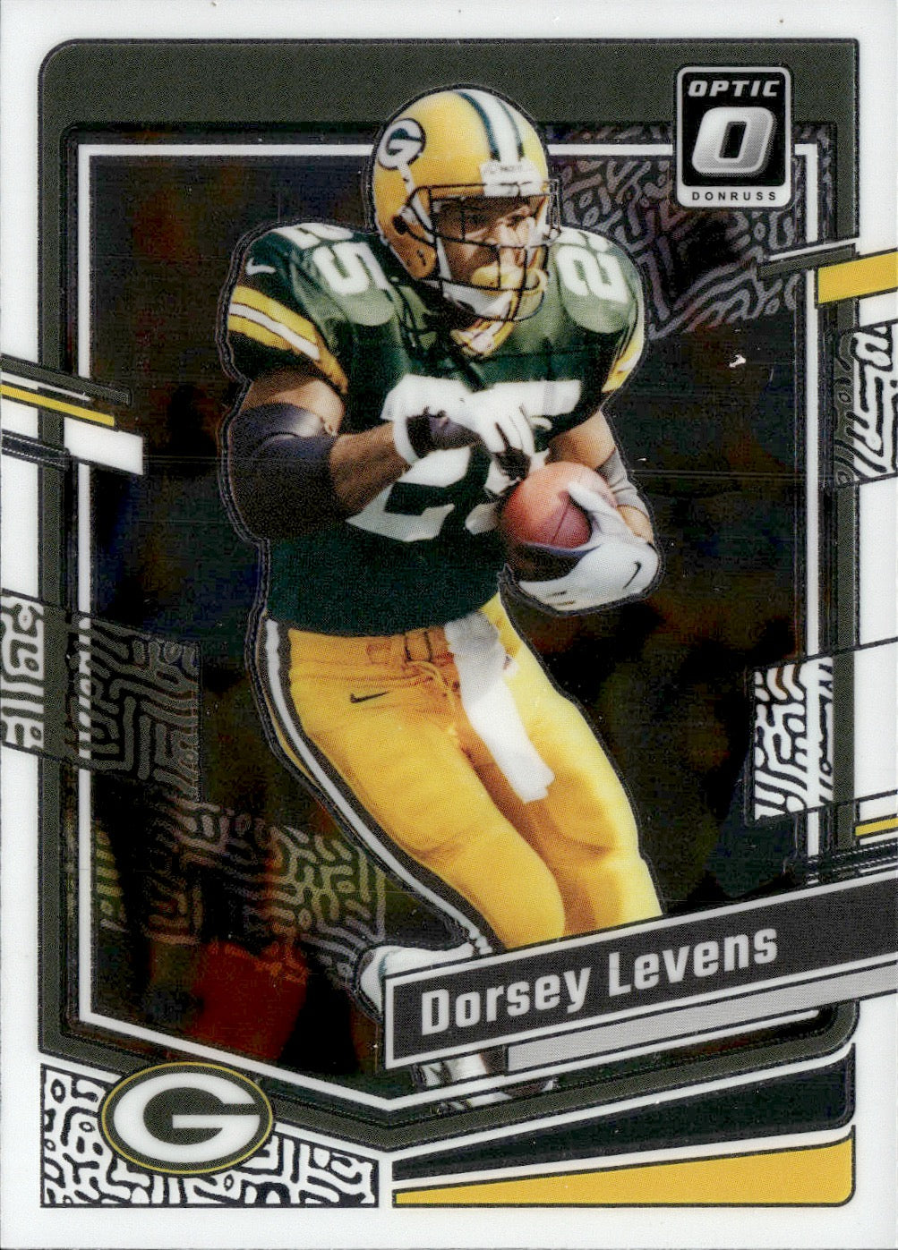 Dorsey Levens #66 2023 Donruss Optic Green Bay Packers