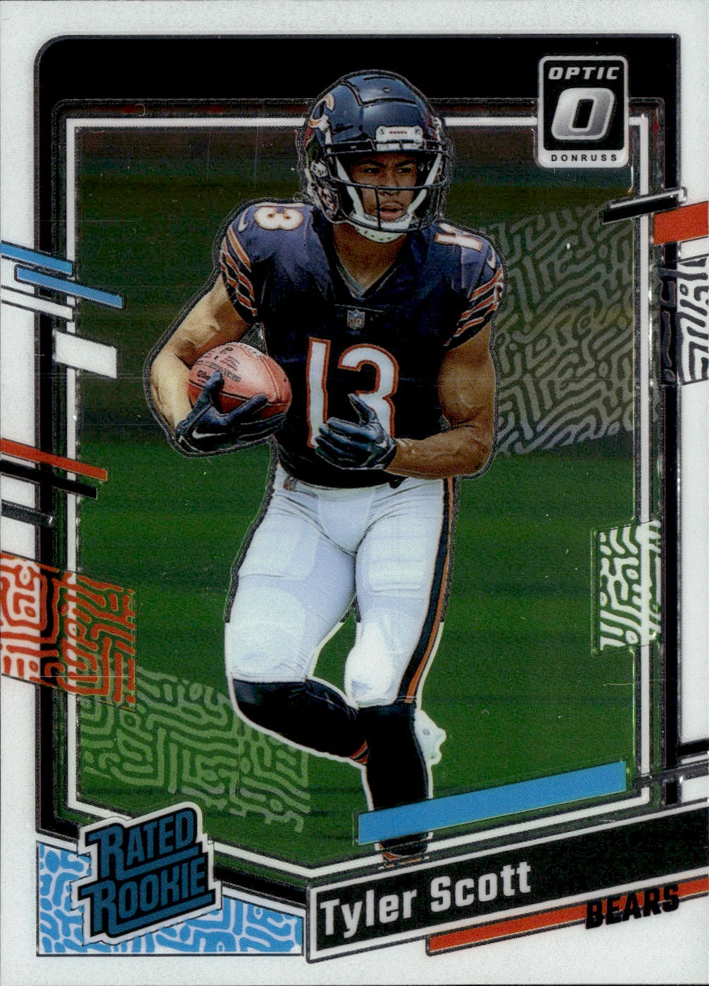 Tyler Scott #218 2023 Donruss Optic Chicago Bears RC