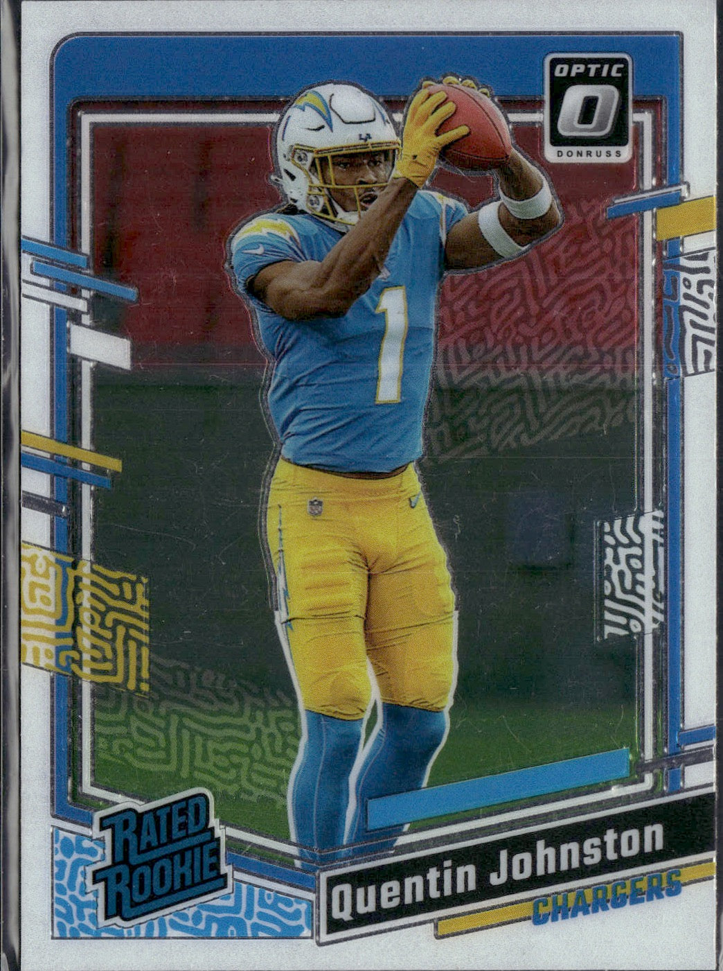 Quentin Johnston #265 2023 Donruss Optic Los Angeles Chargers RC