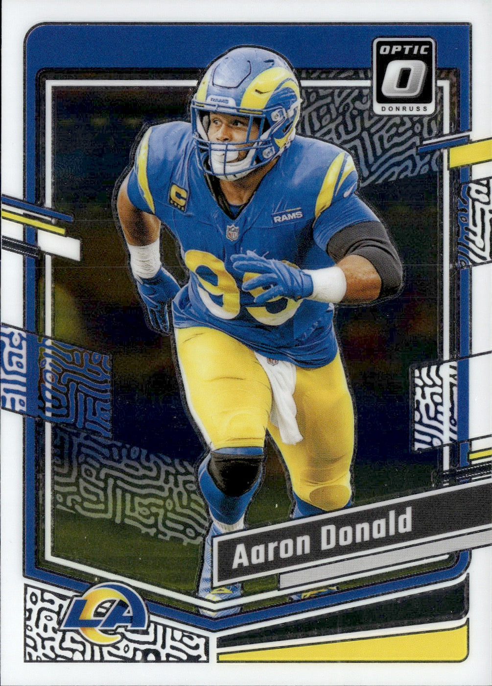 Aaron Donald #108 2023 Donruss Optic Los Angeles Rams