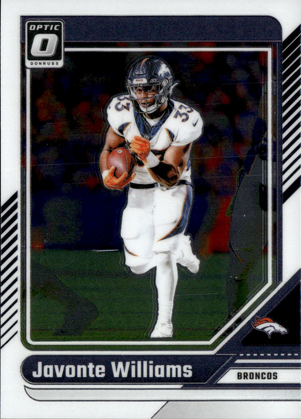 Javonte Williams #58 2024 Donruss Optic Denver Broncos