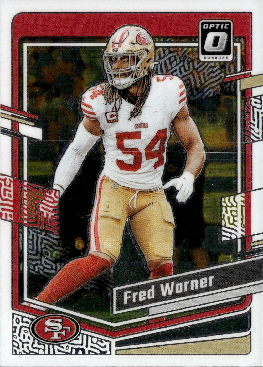 Fred Warner #171 2023 Donruss Optic San Francisco 49ers