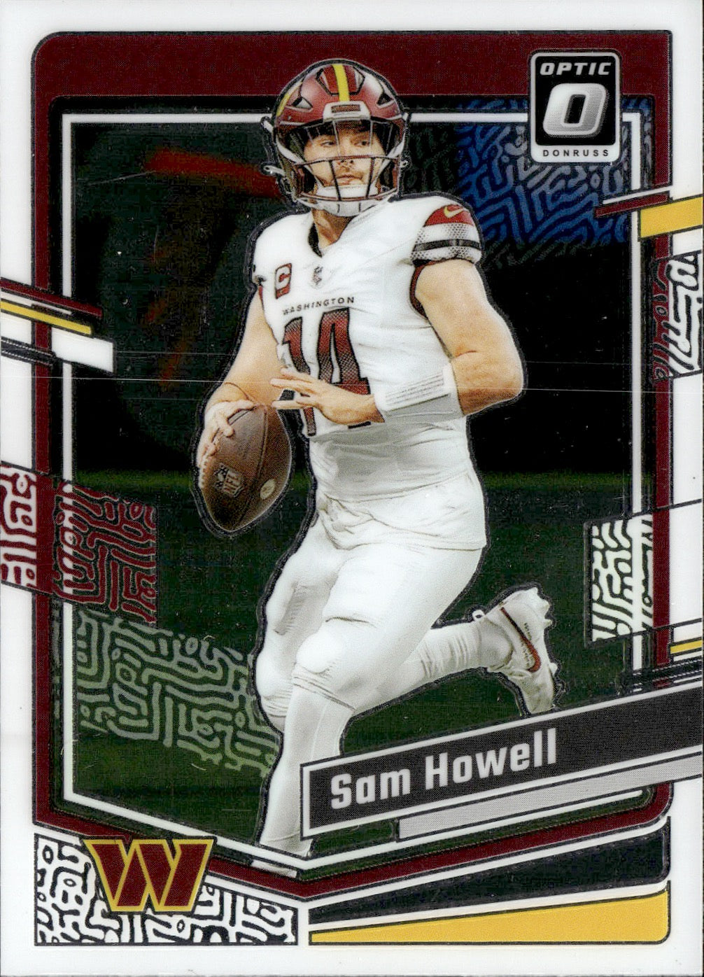 Sam Howell #198 2023 Donruss Optic Washington Commanders
