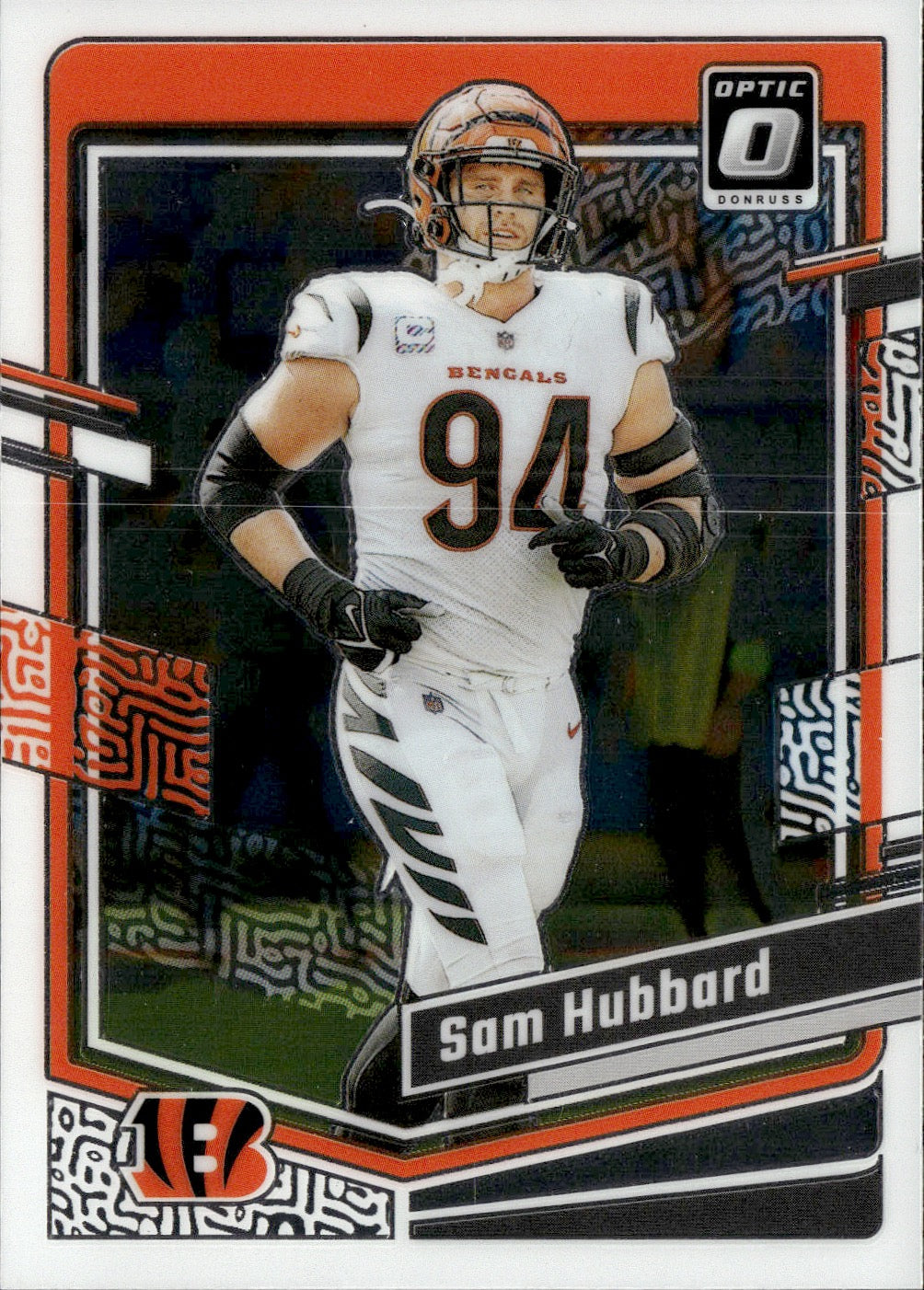 Sam Hubbard #44 2023 Donruss Optic Cincinnati Bengals
