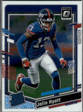 Jalin Hyatt #279 2023 Donruss Optic New York Giants RC