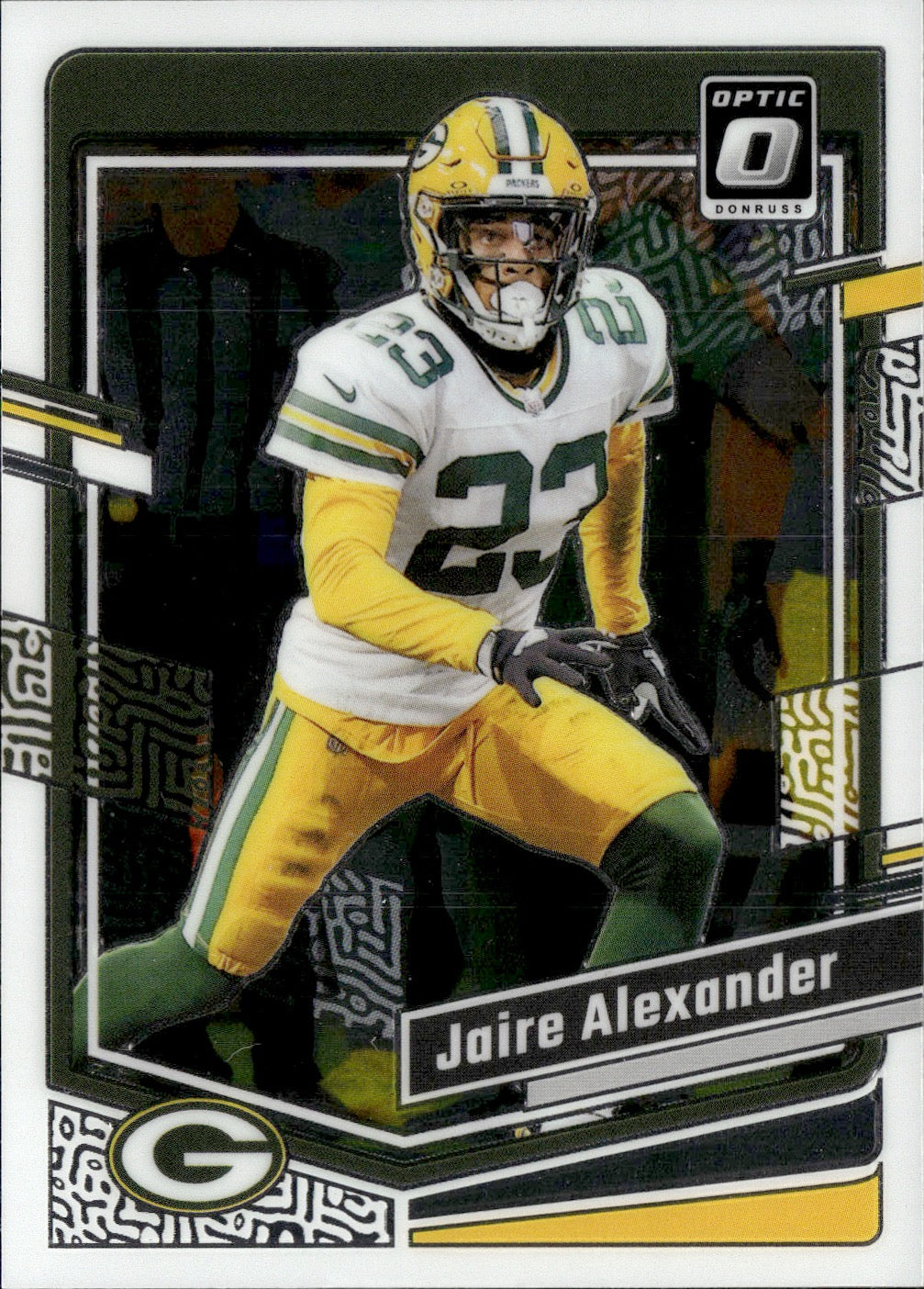 Jaire Alexander #67 2023 Donruss Optic Green Bay Packers