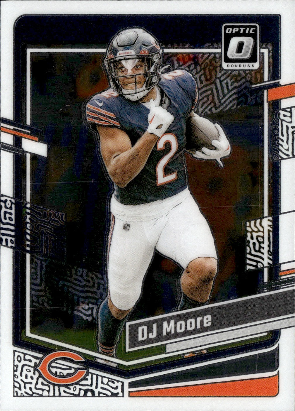 DJ Moore #34 2023 Donruss Optic Chicago Bears