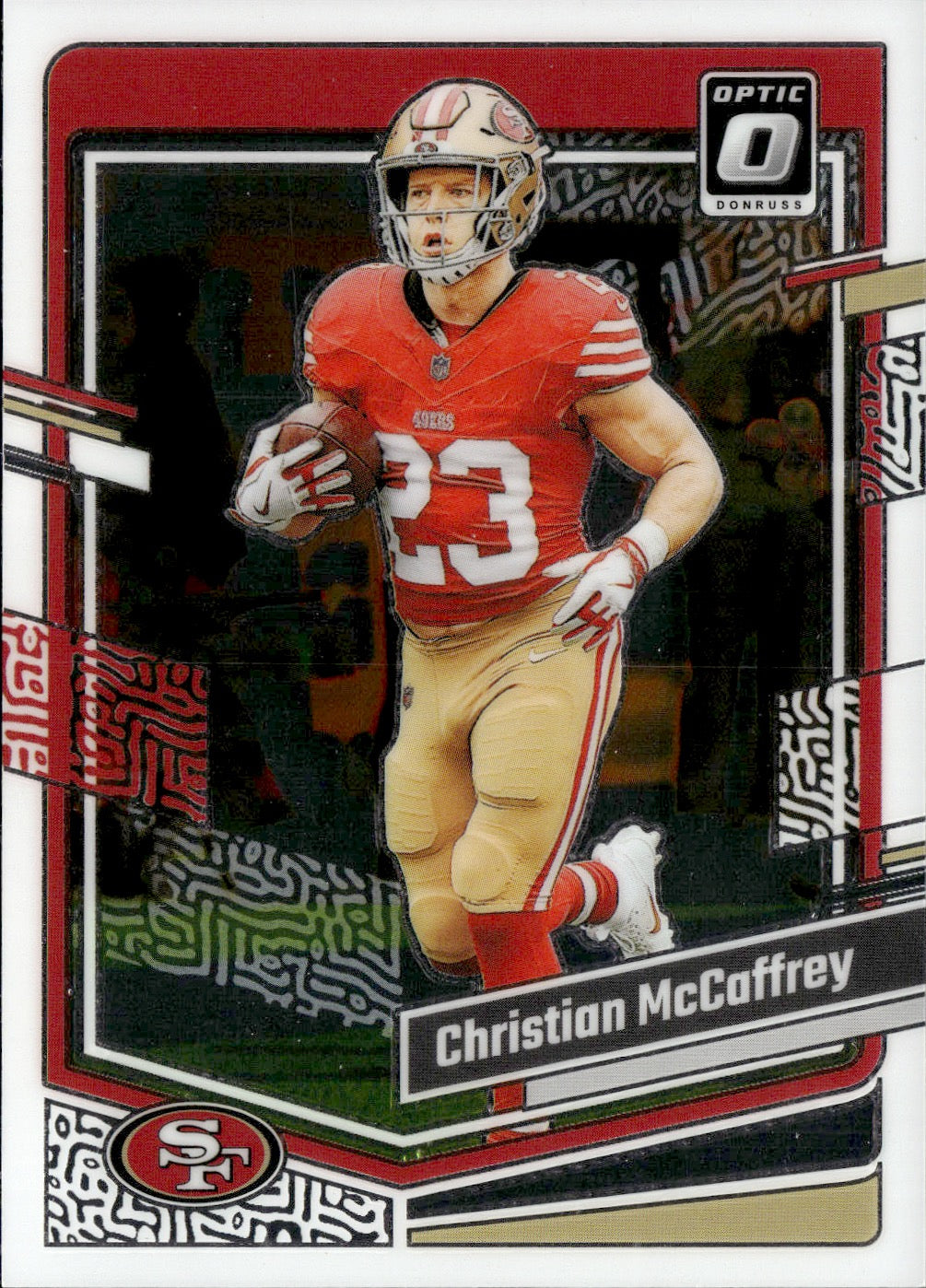 Christian McCaffrey #169 2023 Donruss Optic San Francisco 49ers