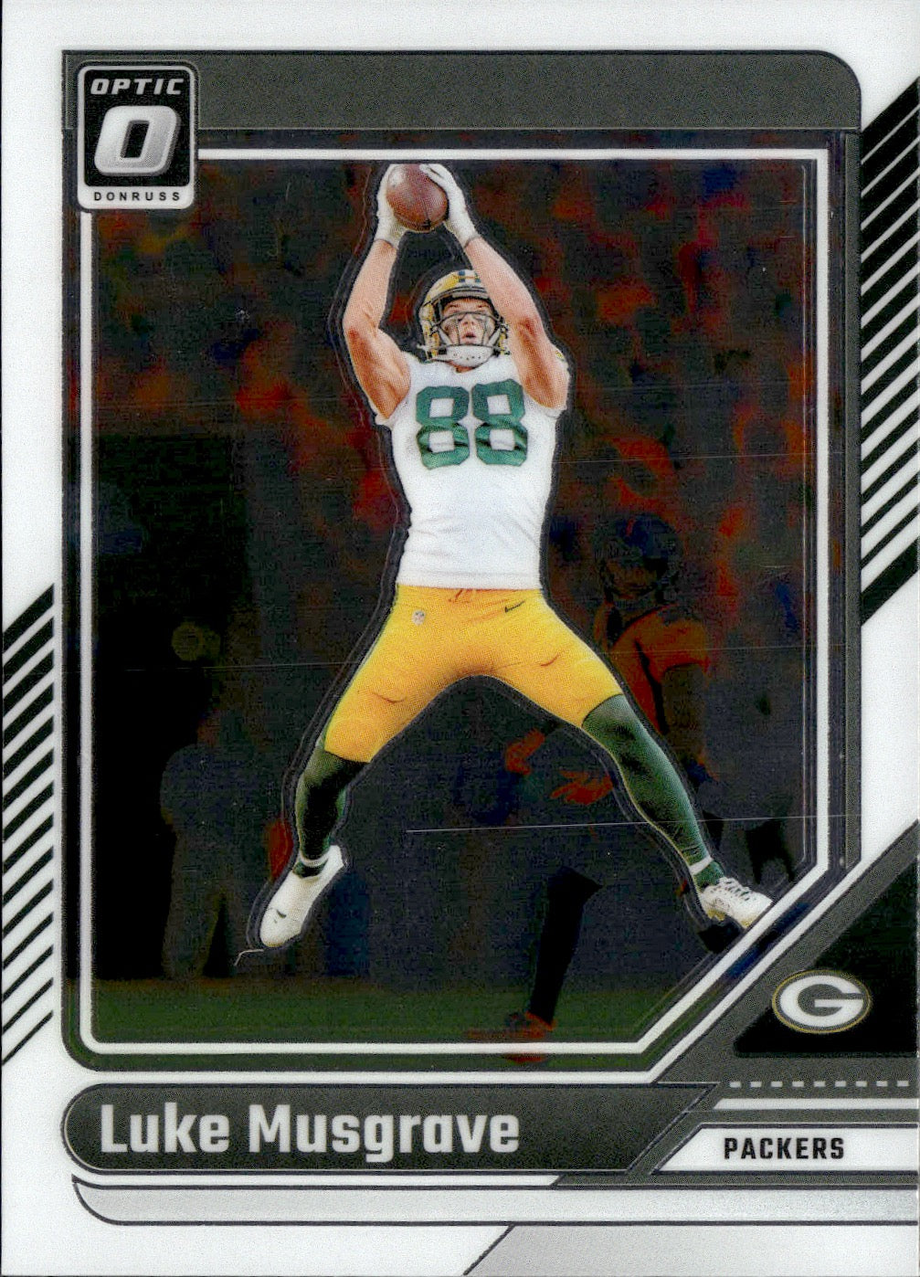 Luke Musgrave #73 2024 Donruss Optic Green Bay Packers