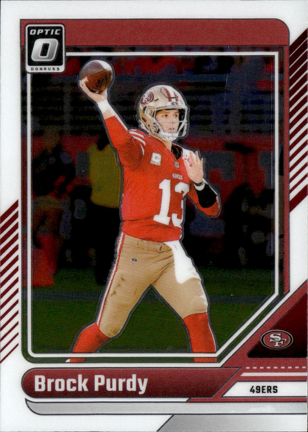 Brock Purdy #170 2024 Donruss Optic San Francisco 49ers