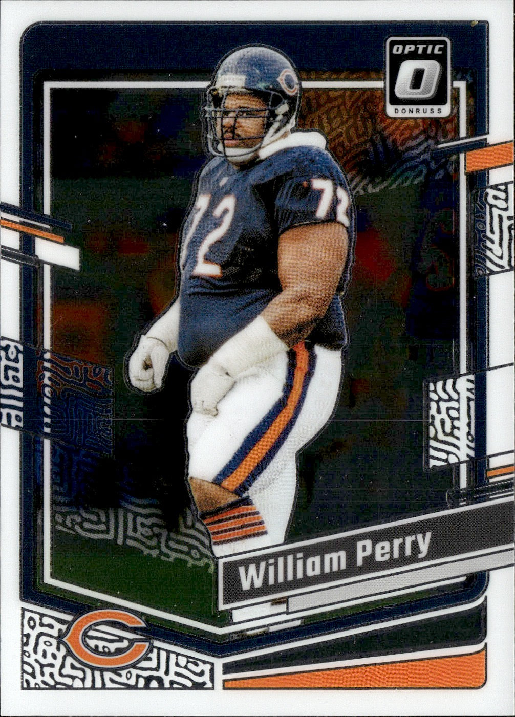 William Perry #37 2023 Donruss Optic Chicago Bears