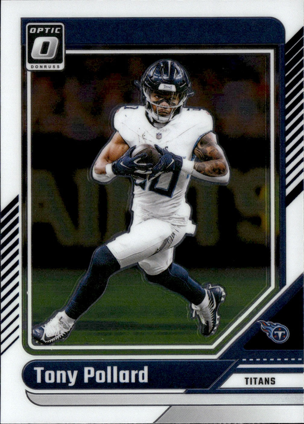 Tony Pollard #190 2024 Donruss Optic Tennessee Titans